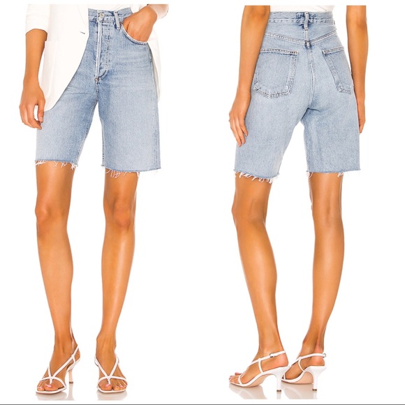 Agolde Pants - Agolde NWOT 90's High Rise Shorts in Riptide, 30